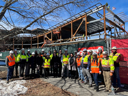 Thumb image for Gilbane Celebrates Topping Off of West Elementary School in Andover, MA