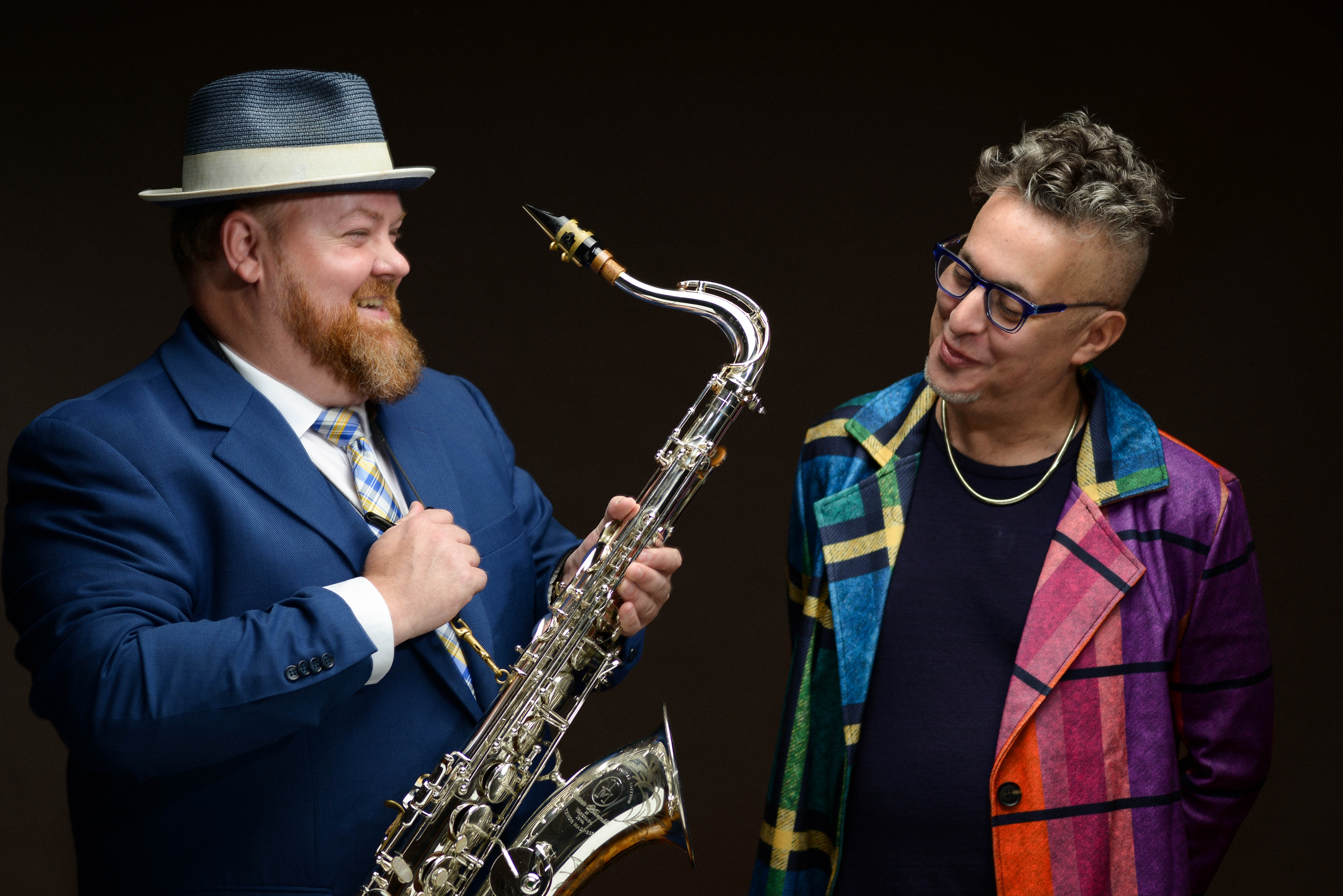 Matt Parker and Richard X Bennett (photo: Javier Oddo).