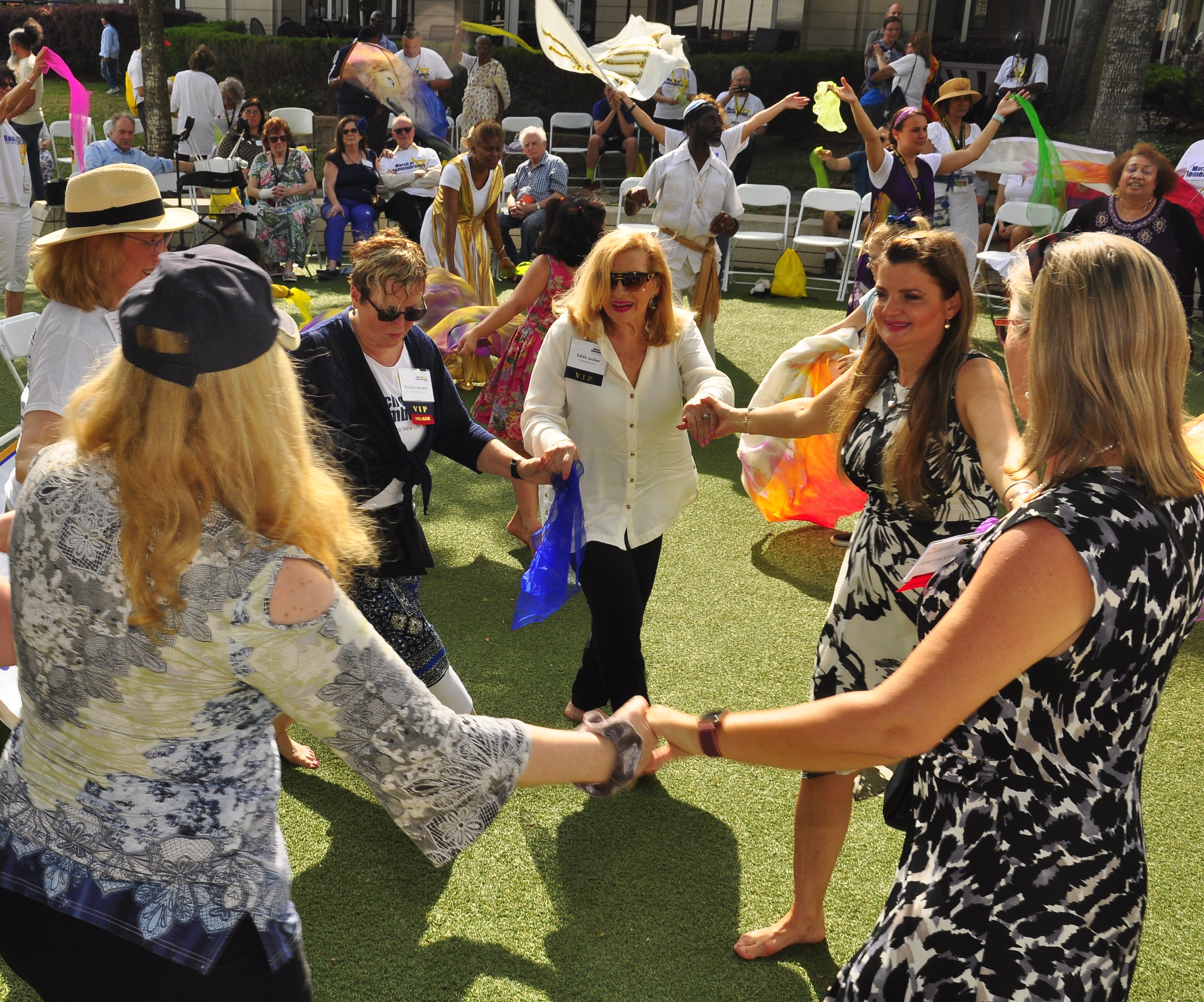 Dancing at the Holocaust Garden of Hope