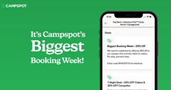 Campspot's First Platform-Wide Sale Drives All Time Biggest Reservation Week