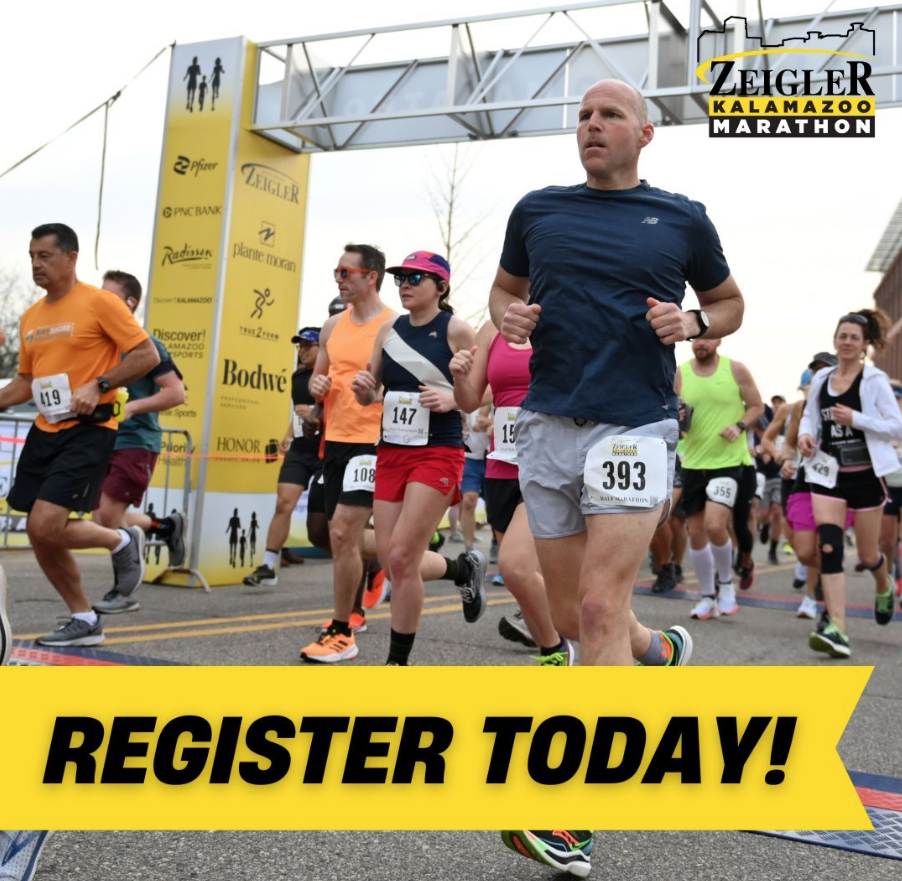 Register today for the Zeigler Kalamazoo Marathon, 10K, 5K or PNC Kids’ 1K