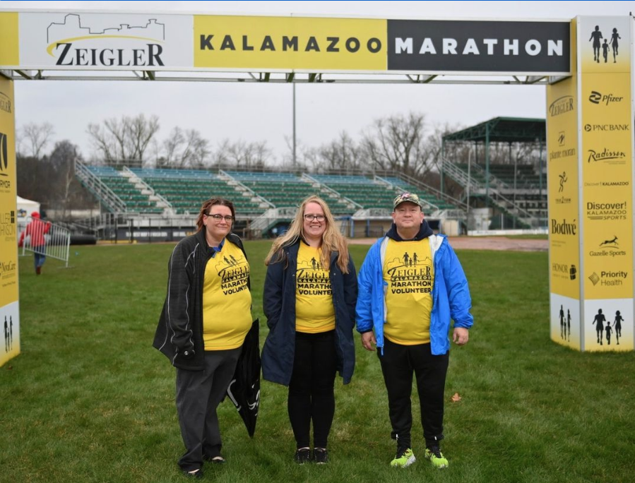 The Zeigler Kalamzoo Marathon, half marathon, and 10K will pass through Western Michigan University’s Waldo Stadium