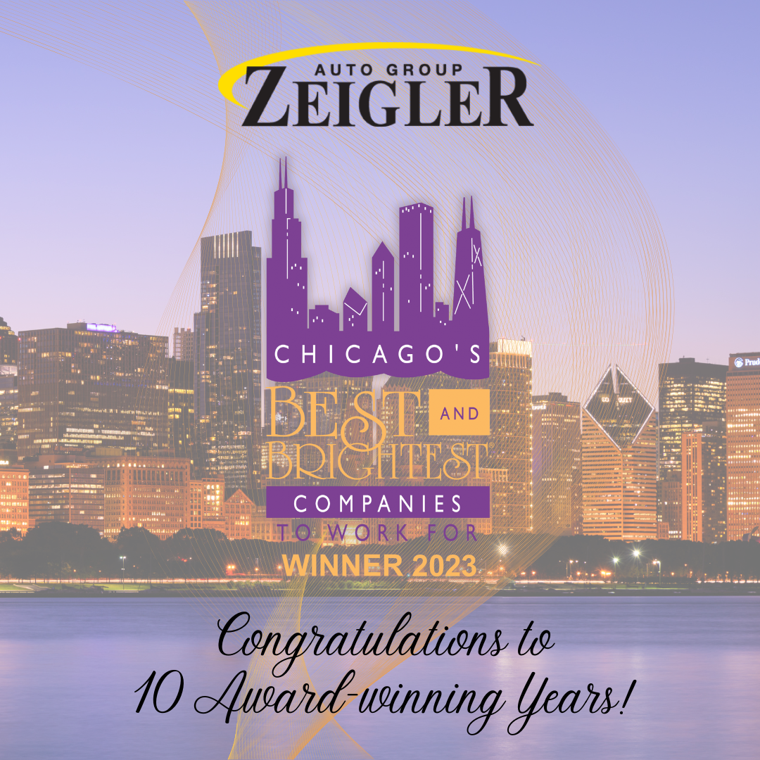 Zeigler Auto Group earns its 10th Chicago’s Best & Brightest Companies to Work For® Award