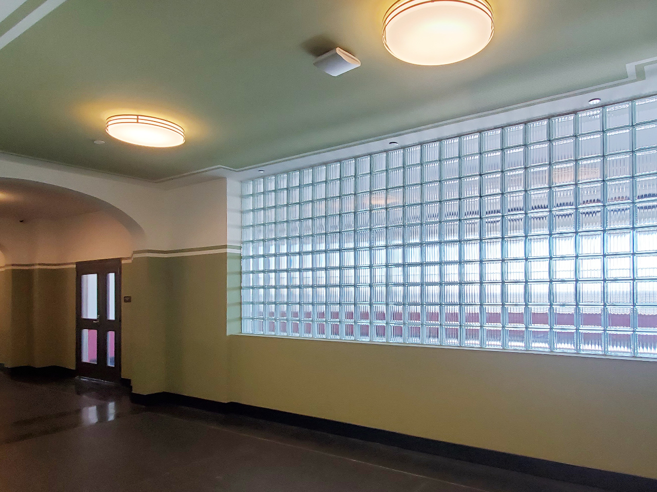 Auditorium with Glass Wall