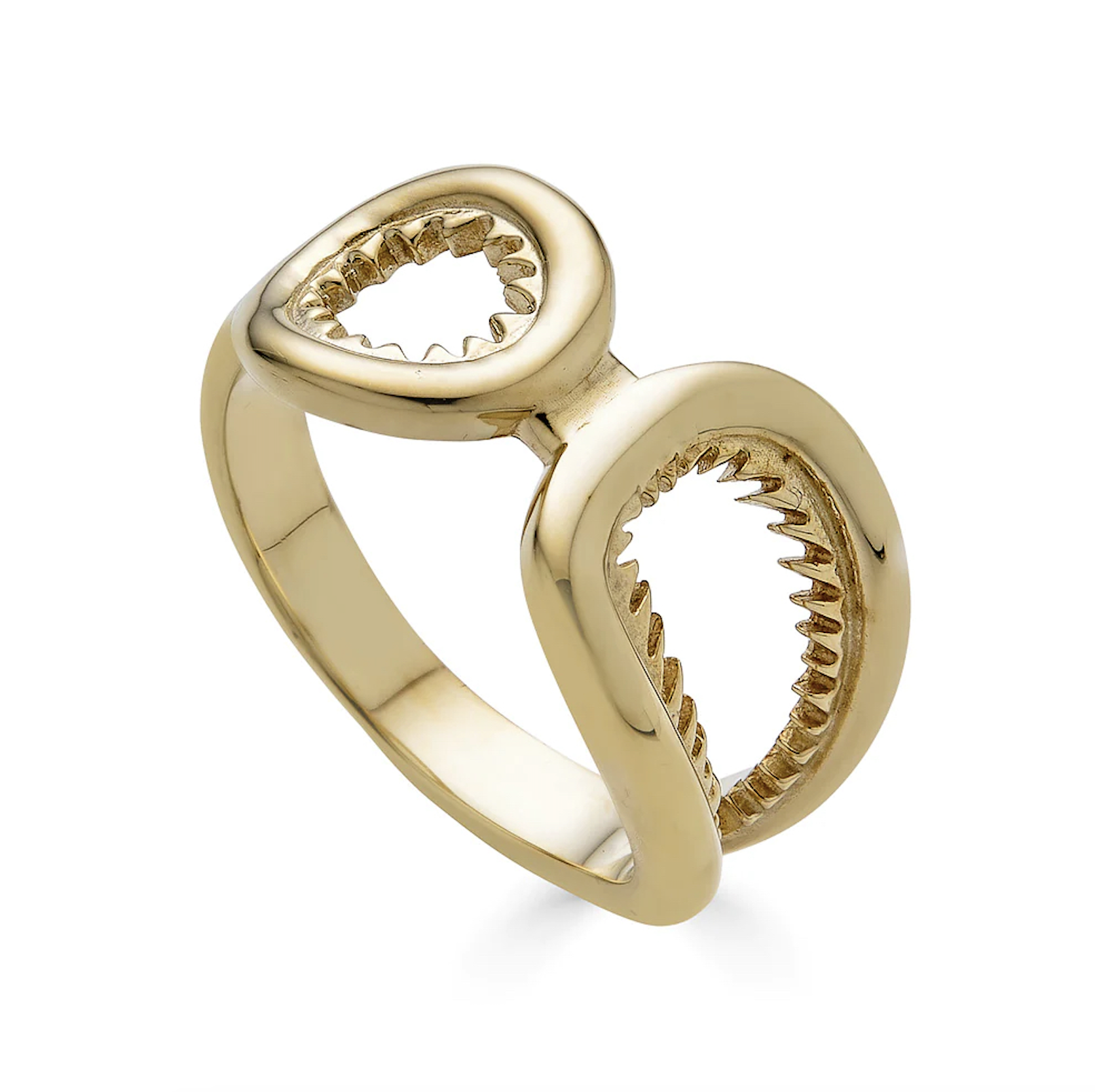 Dentata Ring by KIL N.Y.C., in 14K Yellow Gold