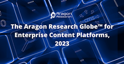 The Aragon Research Globe for Enterprise Content Platforms, 2023