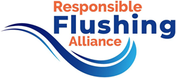 Responsible Flushing Alliance is dedicated to promoting smart flushing habits and the "Do Not Flush" symbol. -- Image of RFA logo.