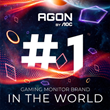 AGON by AOC secures number 1 spot as the world&#39;s leading gaming monitor brand
