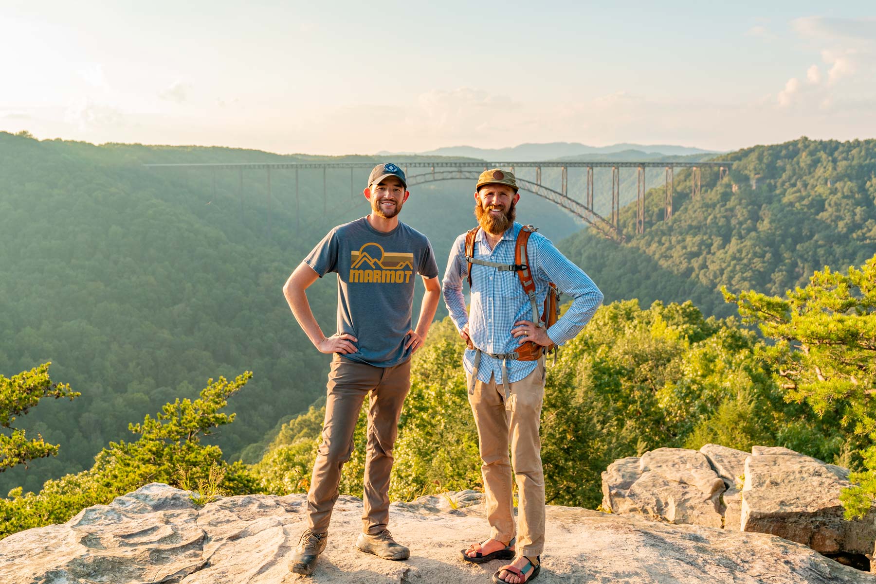 MTJP Co-Founders - The Pattiz Brothers at New River Gorge National Park