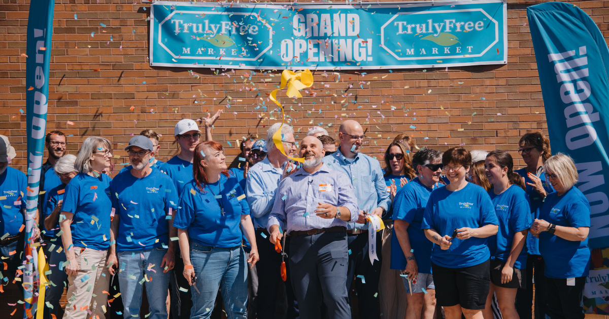 Grand opening of Truly Free's new retail store