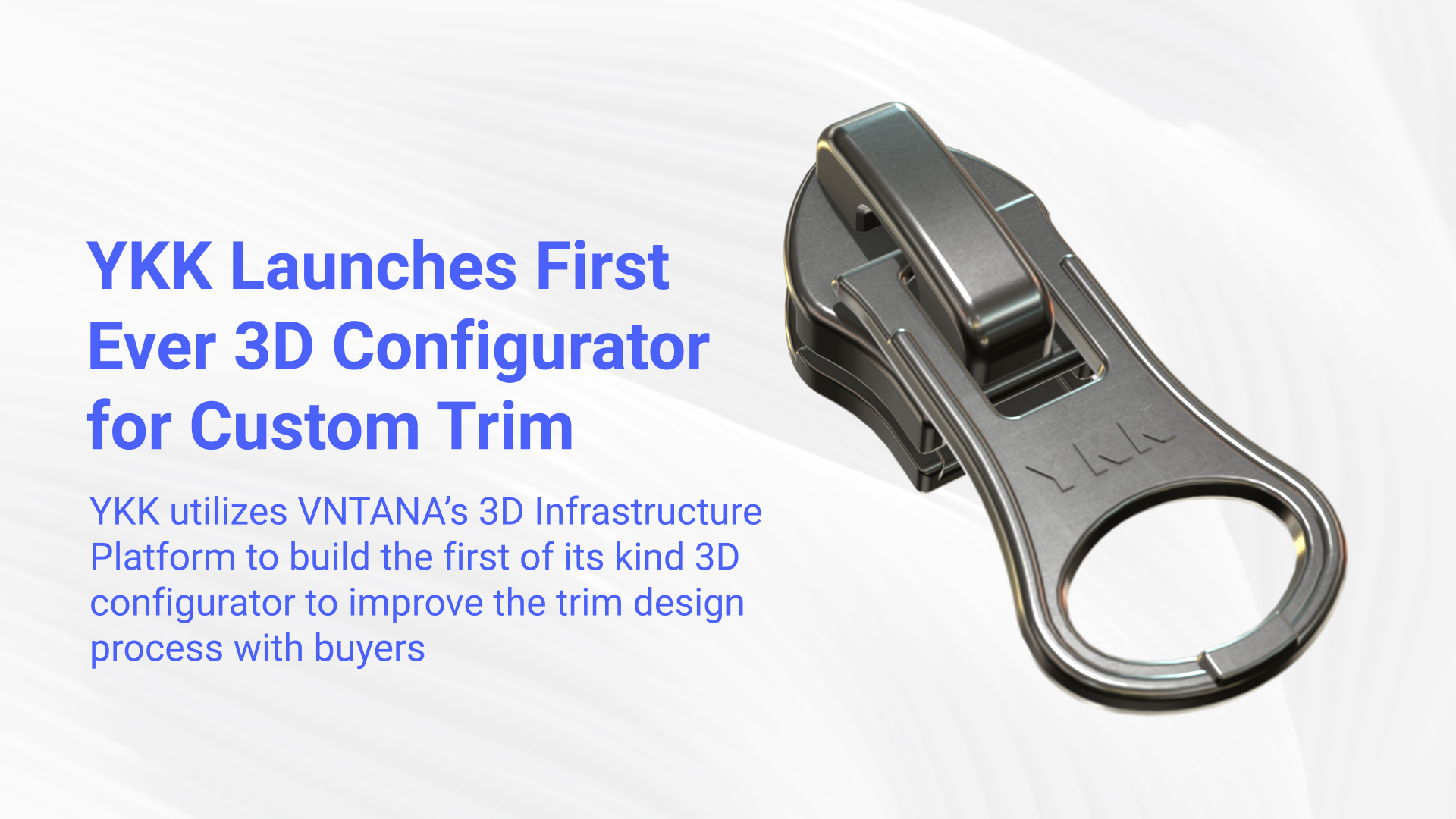 YKK Launches First Ever 3D Configurator for Custom Trim
