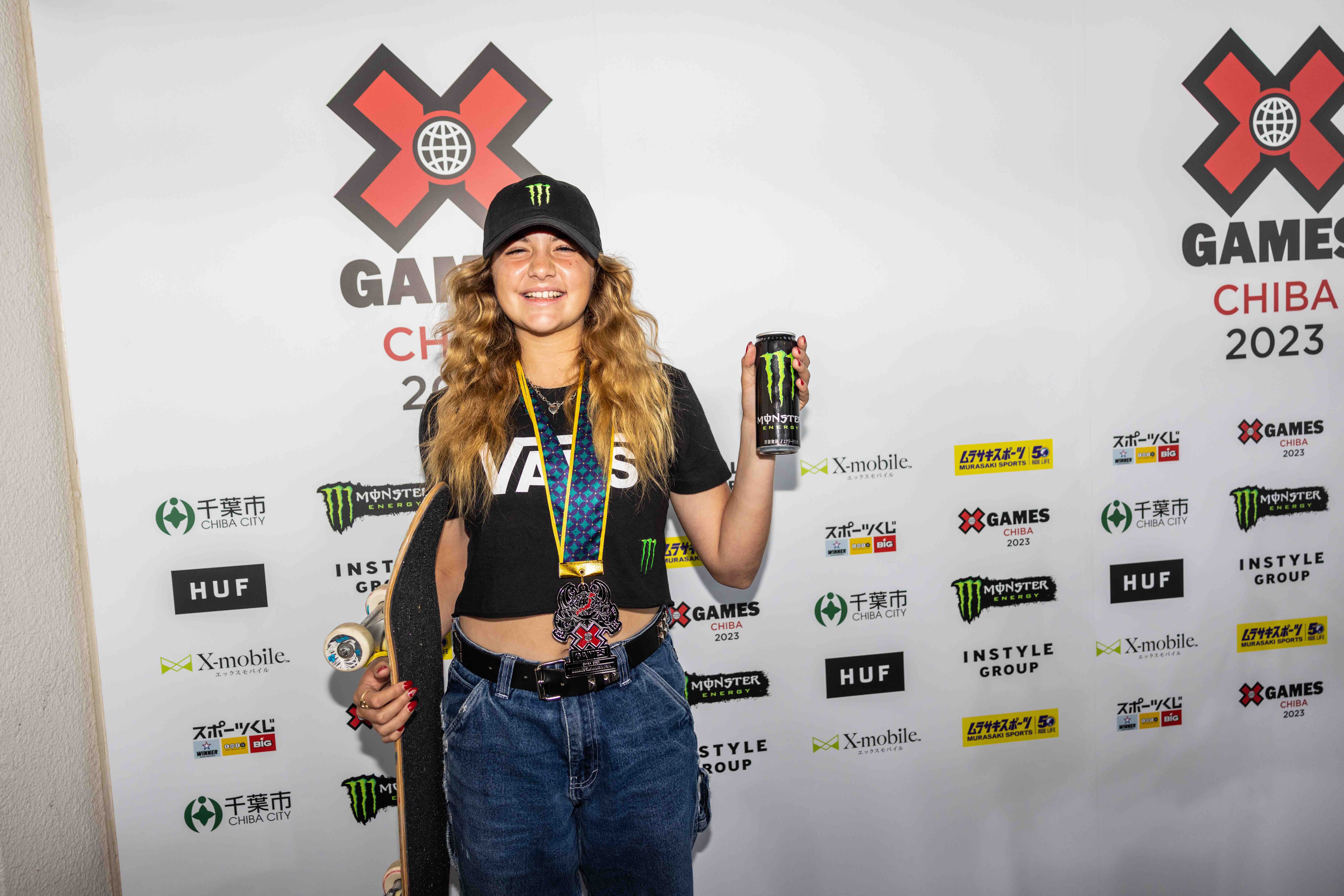 Monster Army's Ruby Lilley Wins Silver in Women's Skateboard Park at X Games Chiba 2023
