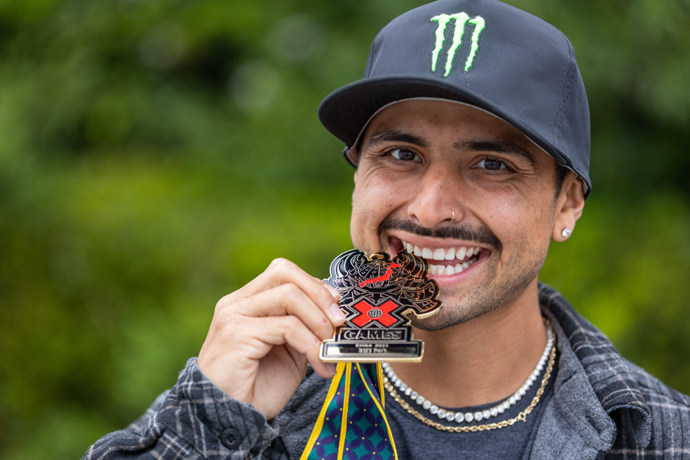 Monster Energy's Daniel Sandoval Wins Gold in BMX Park at X Games Chiba 2023