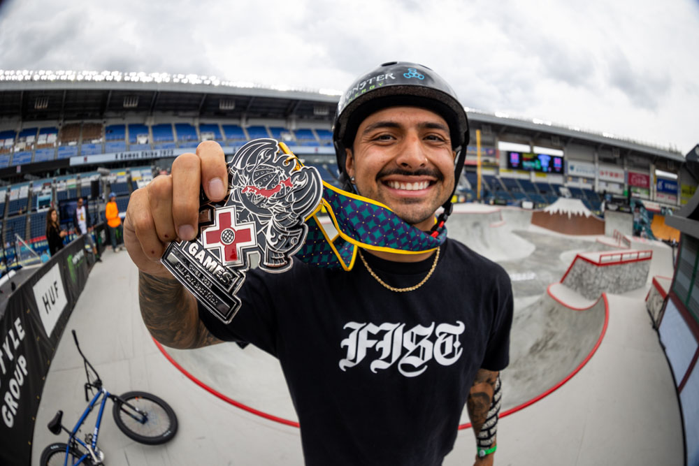 Monster Energy's Daniel Sandoval Wins Silver in BMX Park Best Trick at X Games Chiba 2023
