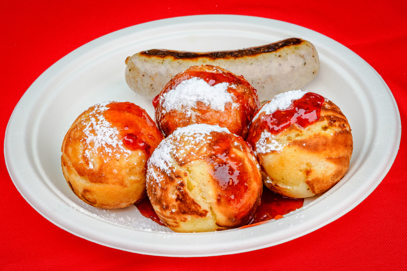 Aebleskiver plate at Solvang Danish Days Aebleskiver Breakfasts - photo credit to Deborah Chadsey Photography