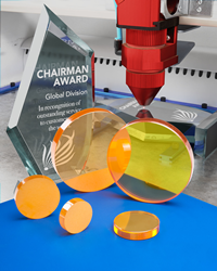 Laser Research Optics Introduces CO2 Lenses that are Ideal for Engraving Crystal Trophies