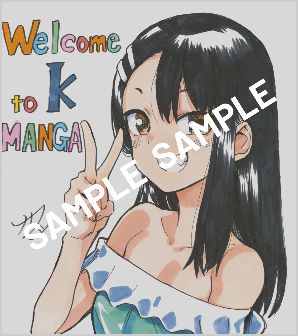 Nanashi/Don't Toy With Me, Miss Nagatoro_16 Signed Original Illustrations