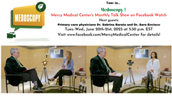 June 2023 edition of MEDOSCOPY with Mercy Dr. Sabrina Barata (left) and Dr. Sara Encisco