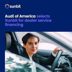 Thumb image for Audi of America selects Sunbit as a preferred vendor for dealer service financing