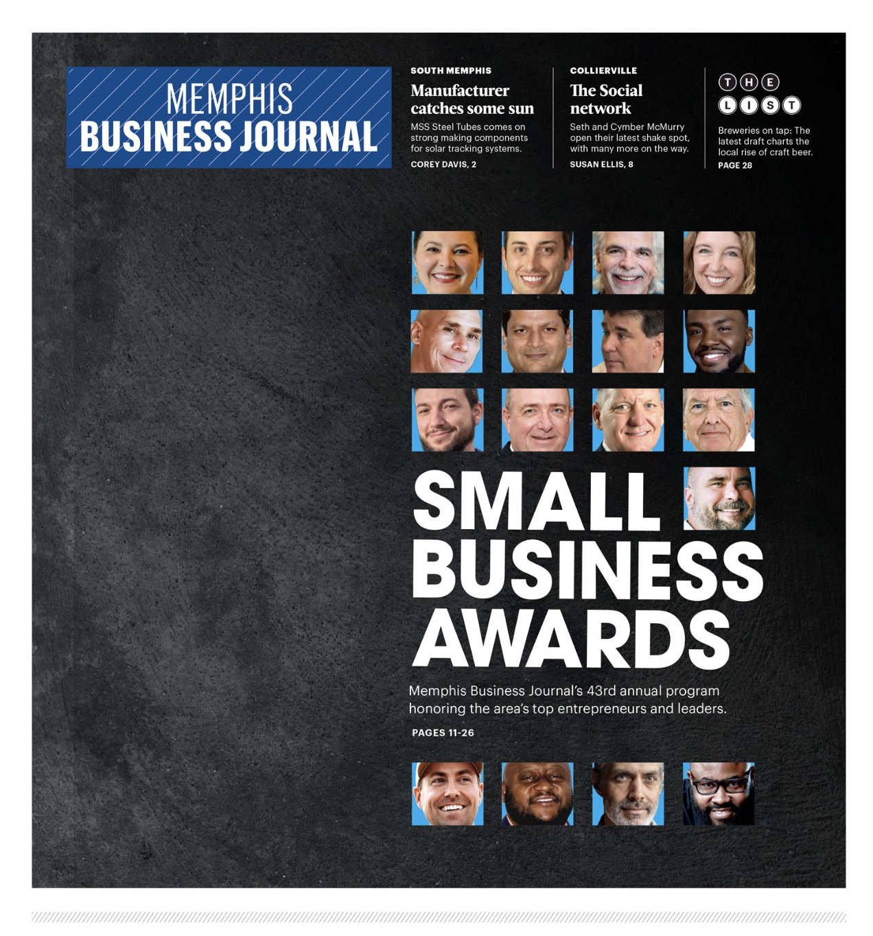 The Crone Law Firm was recognized as 1 of 16 Finalists at the Memphis Business Journal's 43rd Small Business Awards in May 2023, and CEO/Founder Alan G Crone was featured on the program cover.