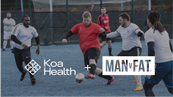 MAN v FAT and Koa Health strive to transform men’s mental and physical health together with 71% uptake