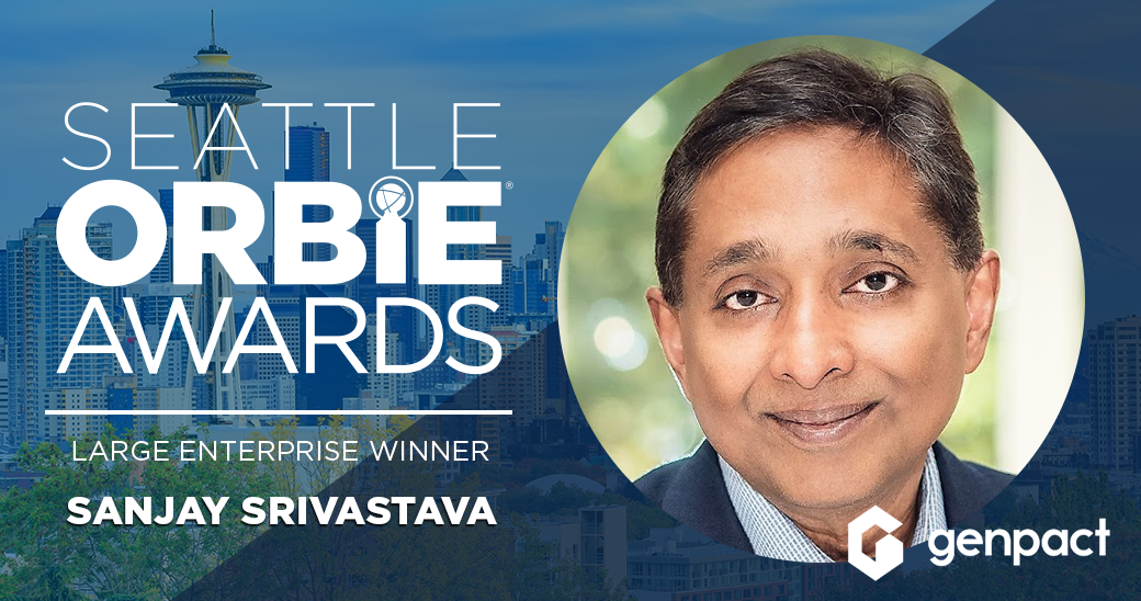Large Enterprise ORBIE Winner Sanjay Srivastava of Genpact