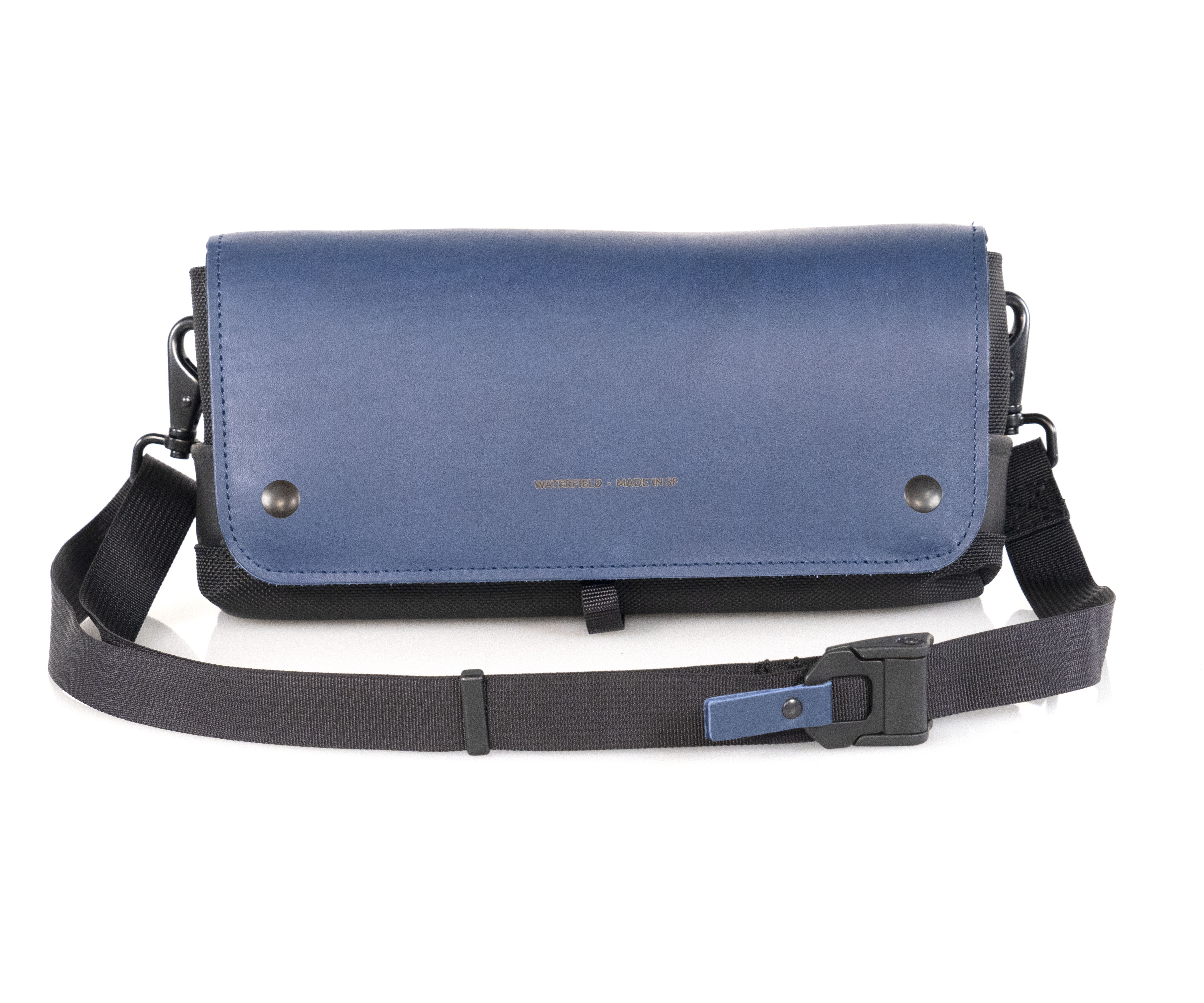 CitySlicker with optional matching sling strap — shown in blue