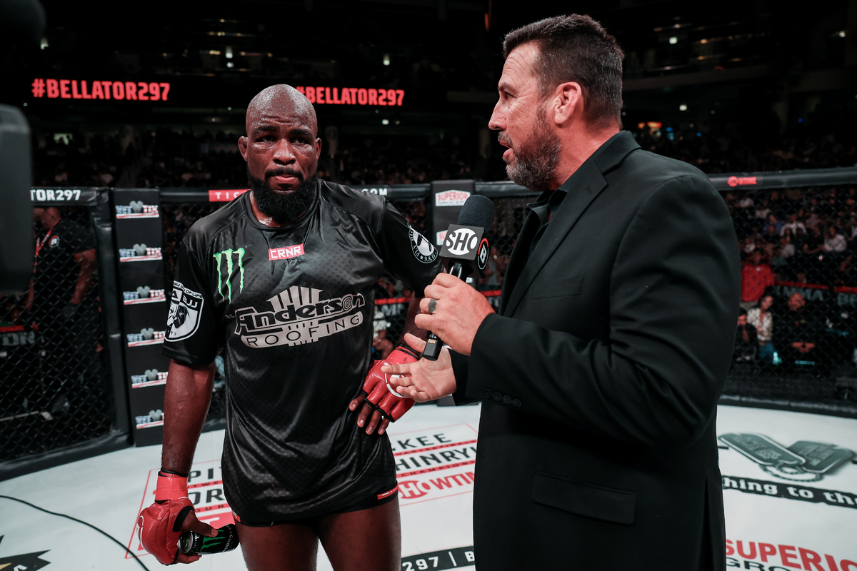 Monster Energy's Corey Anderson Earns Split Decision Victory Against Phil Davis in Light Heavyweight Bout at Bellator 297 in Chicago