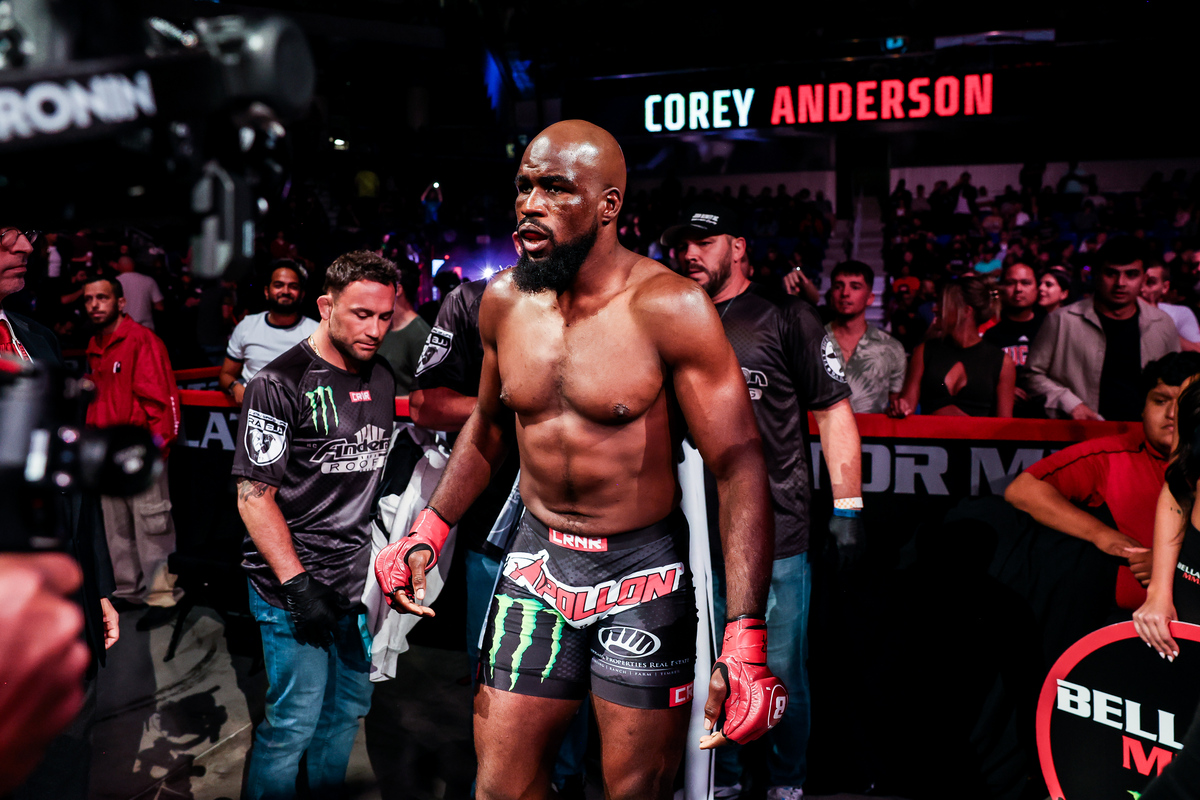 Monster Energy's Corey Anderson Earns Split Decision Victory Against Phil Davis in Light Heavyweight Bout at Bellator 297 in Chicago
