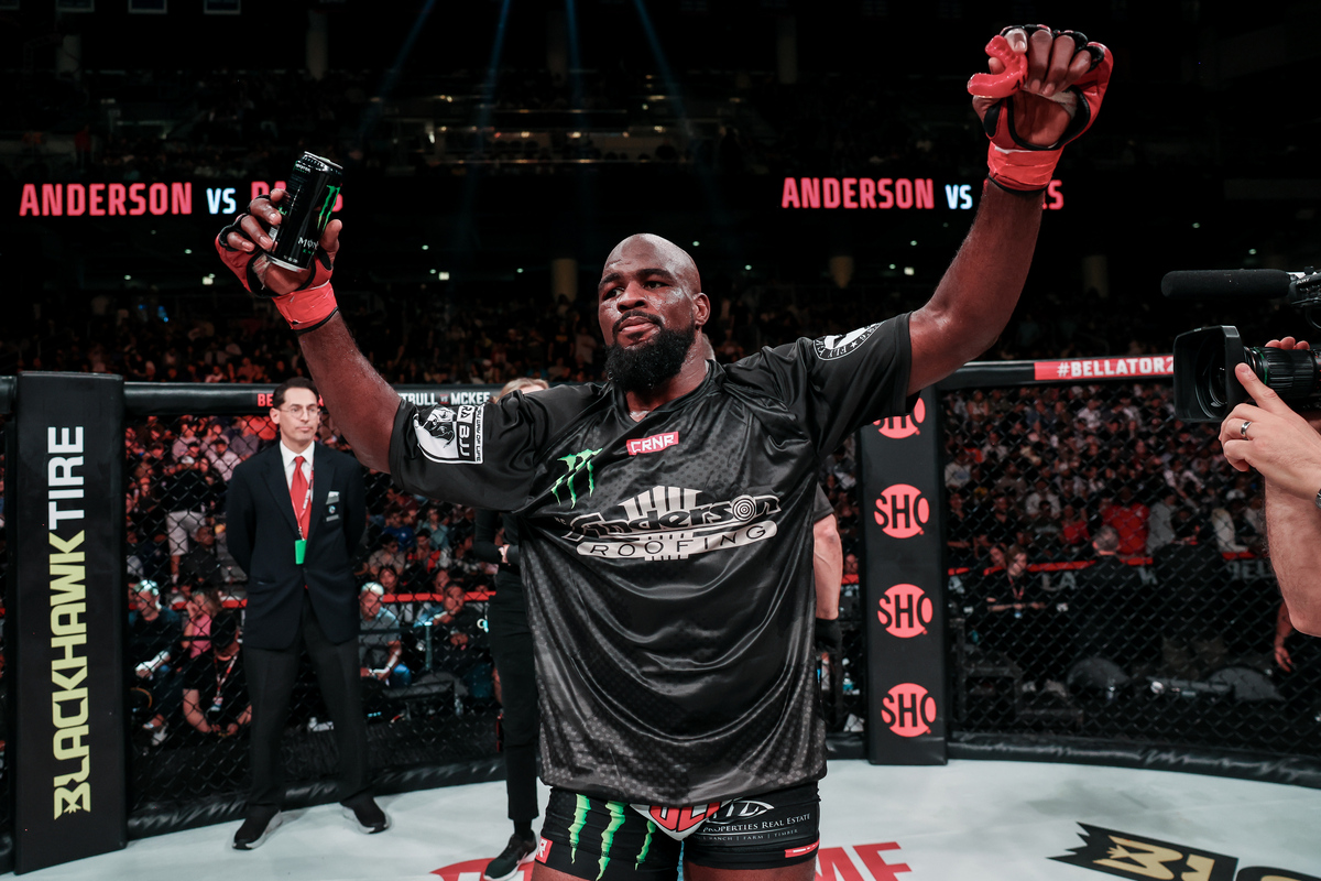 Monster Energy's Corey Anderson Earns Split Decision Victory Against Phil Davis in Light Heavyweight Bout at Bellator 297 in Chicago