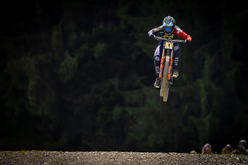 Monster Energy’s Camille Balanche Takes Second Place in the Elite Women Division at the UCI Downhill Mountain Bike World Cup in Leogang