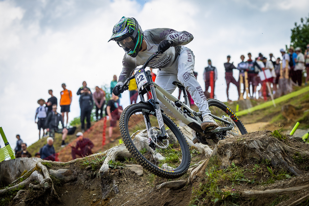 Monster Energy's 26-Year-Old Luca Shaw from North Carolina Takes Fifth Place in Elite Men Division at the UCI Downhill Mountain Bike World Cup in Leogang