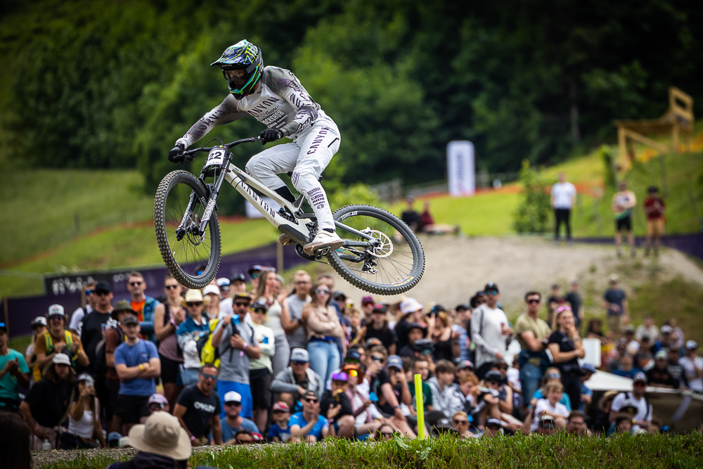 Monster Energy's 26-Year-Old Luca Shaw from North Carolina Takes Fifth Place in Elite Men Division at the UCI Downhill Mountain Bike World Cup in Leogang