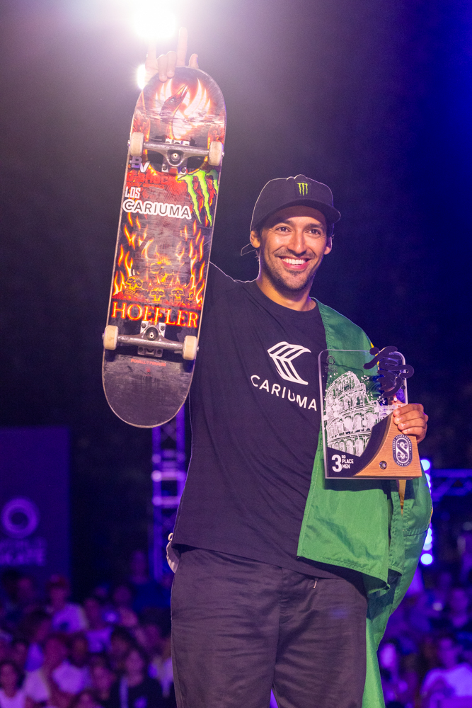Monster Energy’s Kelvin Hoefler Takes Third Place in Skateboard Street at the 2023 World Skateboarding Tour Competition in Rome