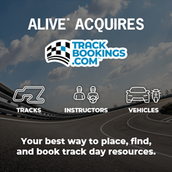 ALIVE® Acquires Track Bookings™, Further Integrating the Motorsports Industry