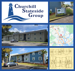 Churchill Stateside Group Closes a $5.4 Million Permanent Loan on the Filbin Creek Apartments in North Charleston, South Carolina