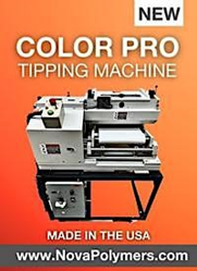 Nova Polymers, a Manufacturer and Distributor of ADA-Compliant Photopolymer Sign Material and Equipment, introduces the Color Pro Ink Tipping Machine