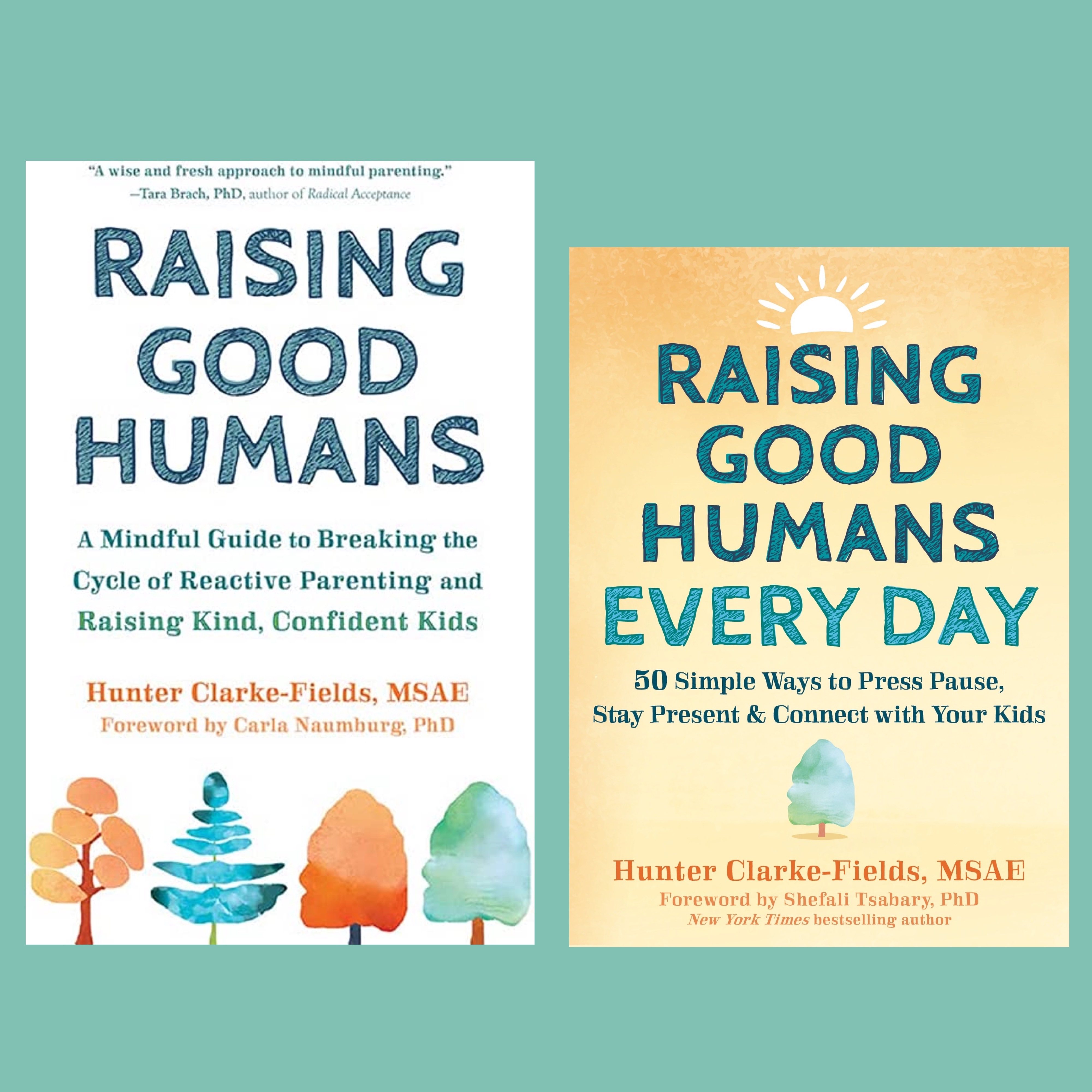 Hunter Clarke-Fields' first book “Raising Good Humans” was a mega bestseller that sold 200k+ copies and has 4,300+ Amazon reviews. The highly anticipated sequel is “Raising Good Humans Every Day”.