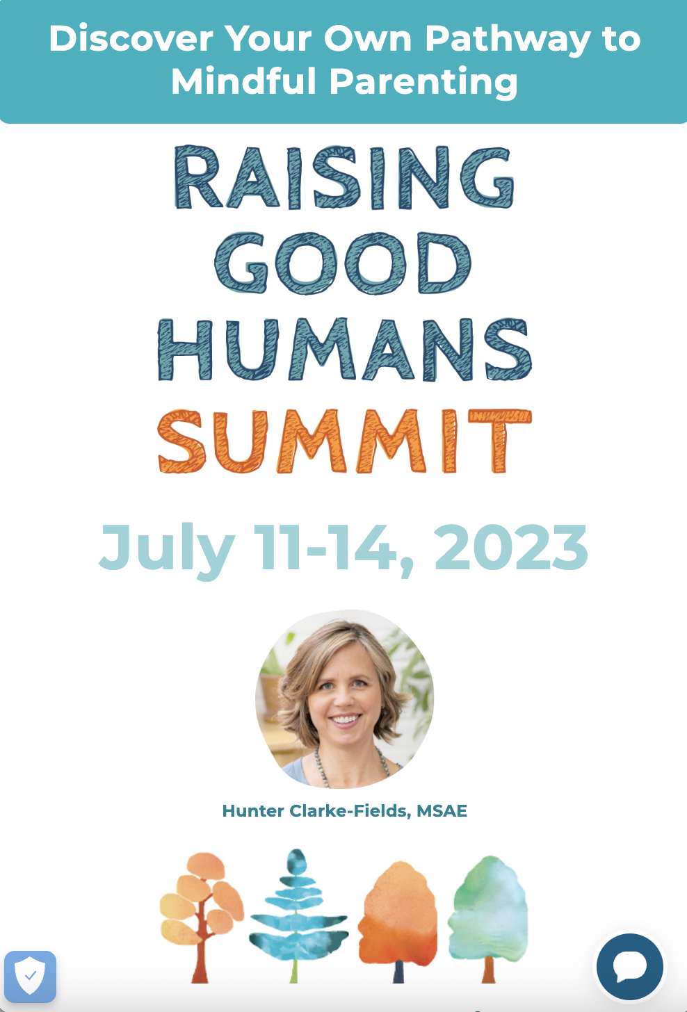 Raising Good Humans Online Summit July 11-14 will be hosted by Mindful Mama Mentor Hunter Clarke-Fields to Help Parents and Kids Thrive