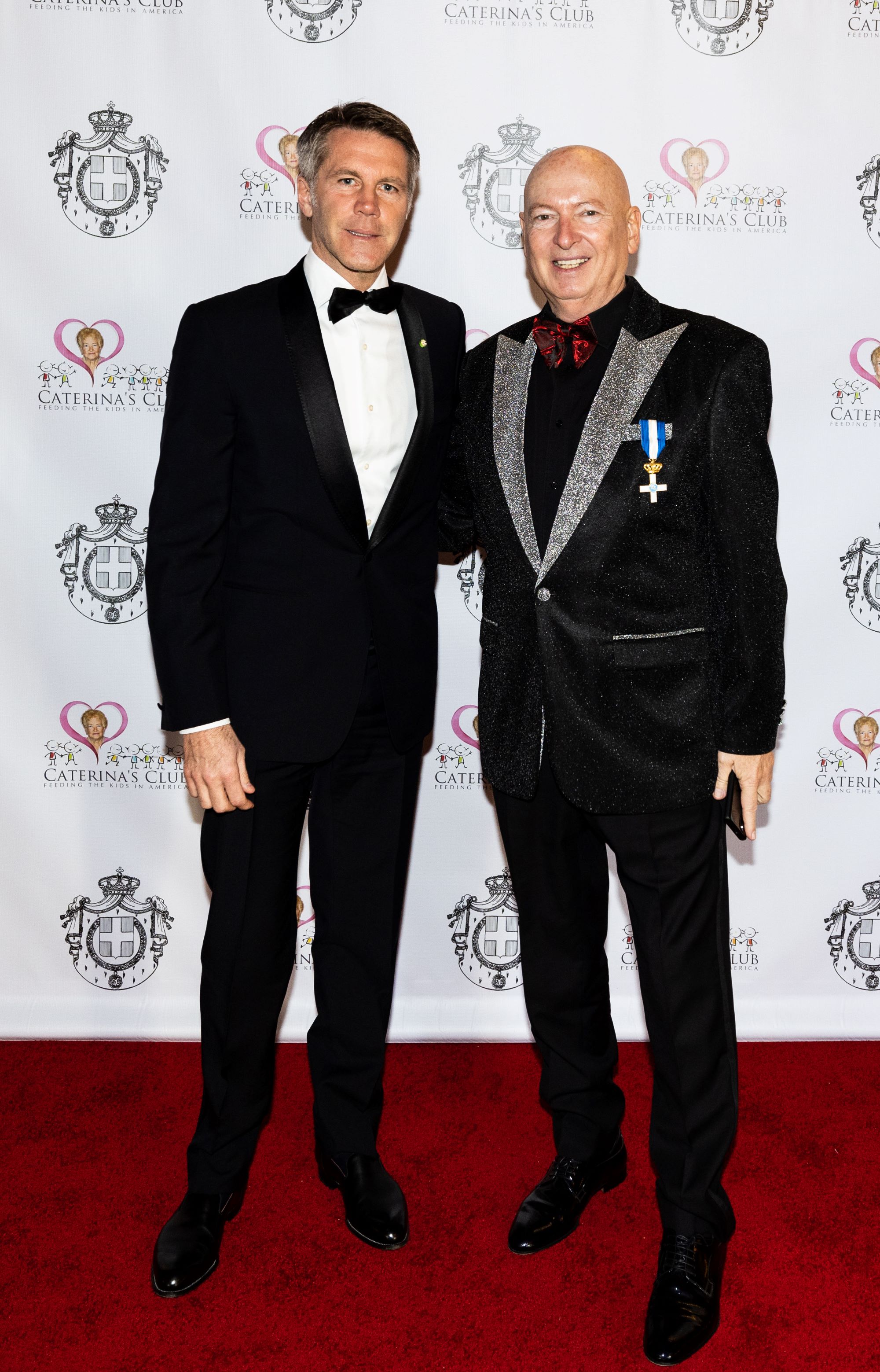 HRH Prince Emmanuel Philibert of Savoy with Savoy Orders Officer Bruno Serato at the 5th Annual Notte di Savoia Los Angeles Gala Dinner Benefiting Caterina's Club