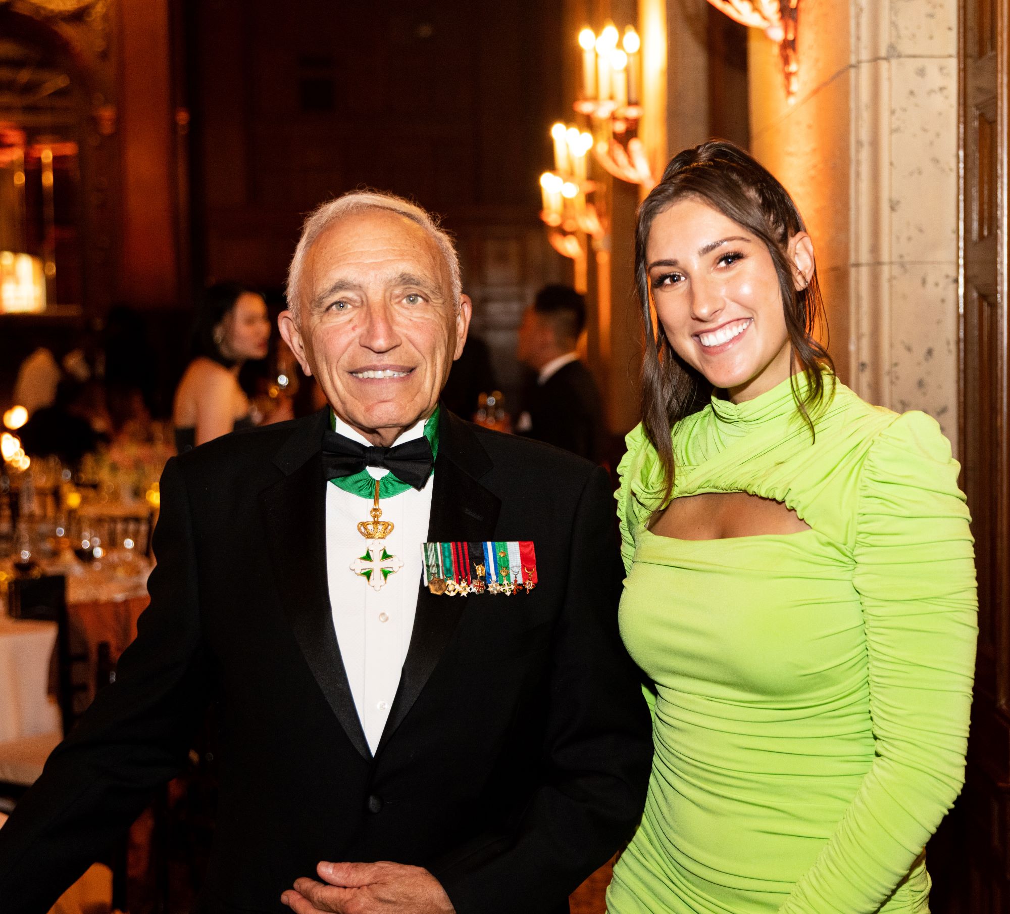 Savoy Foundation President and Delegate of the American Delegation of Savoy Orders  with Shaye McClory Event Organizer, 5th Annual Notte di Savoia Los Angeles, April 29, 2023