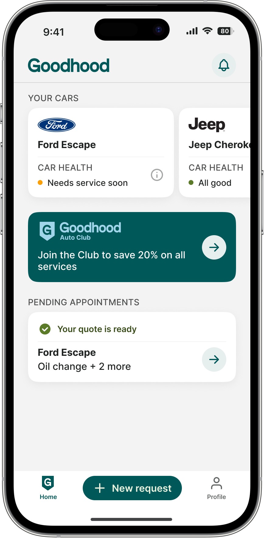 The Goodhood Auto Club allows members to get free unlimited oil changes, discounts, and a dedicated car tech.