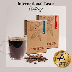 Wayfarer Blend and NARSA Natural Coffees from Crimson Cup Coffee & Tea Win Double Gold at Prestigious Aurora International Taste Challenge