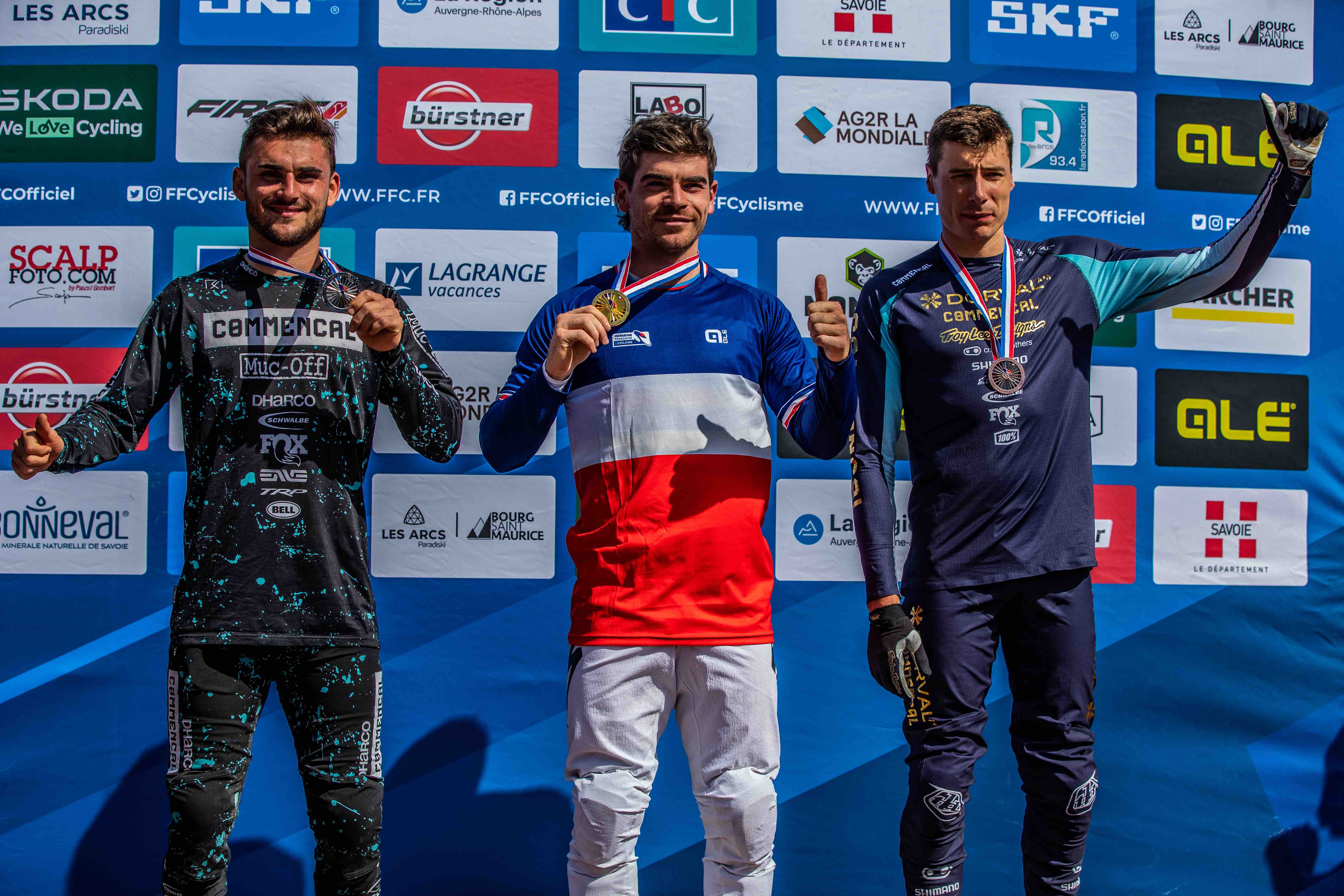 Monster Energy's Thibaut Daprela Takes Silver at the French National Championships of Downhill Mountain Bike Racing at Les Arcs, France