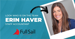 Erin Haver Joins Outsourced Accounting Team at Full Sail Partners