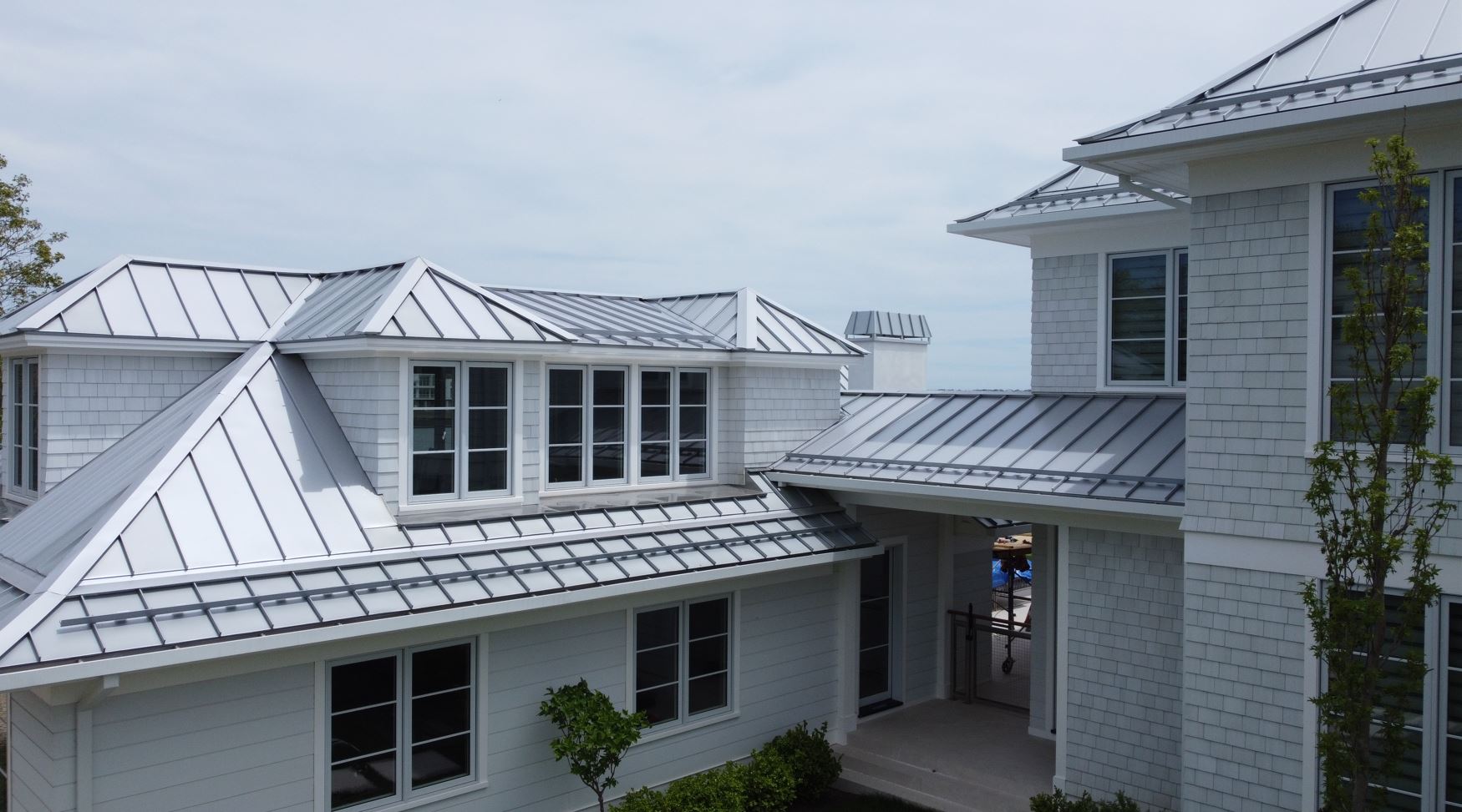 A comprehensive roofing solution, the new gutter program (shown here) features a variety of coils, gutter profiles and accessories.