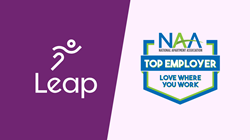 Leap Announced as 2023 National Apartment Association (NAA) Top Employers Award Winner