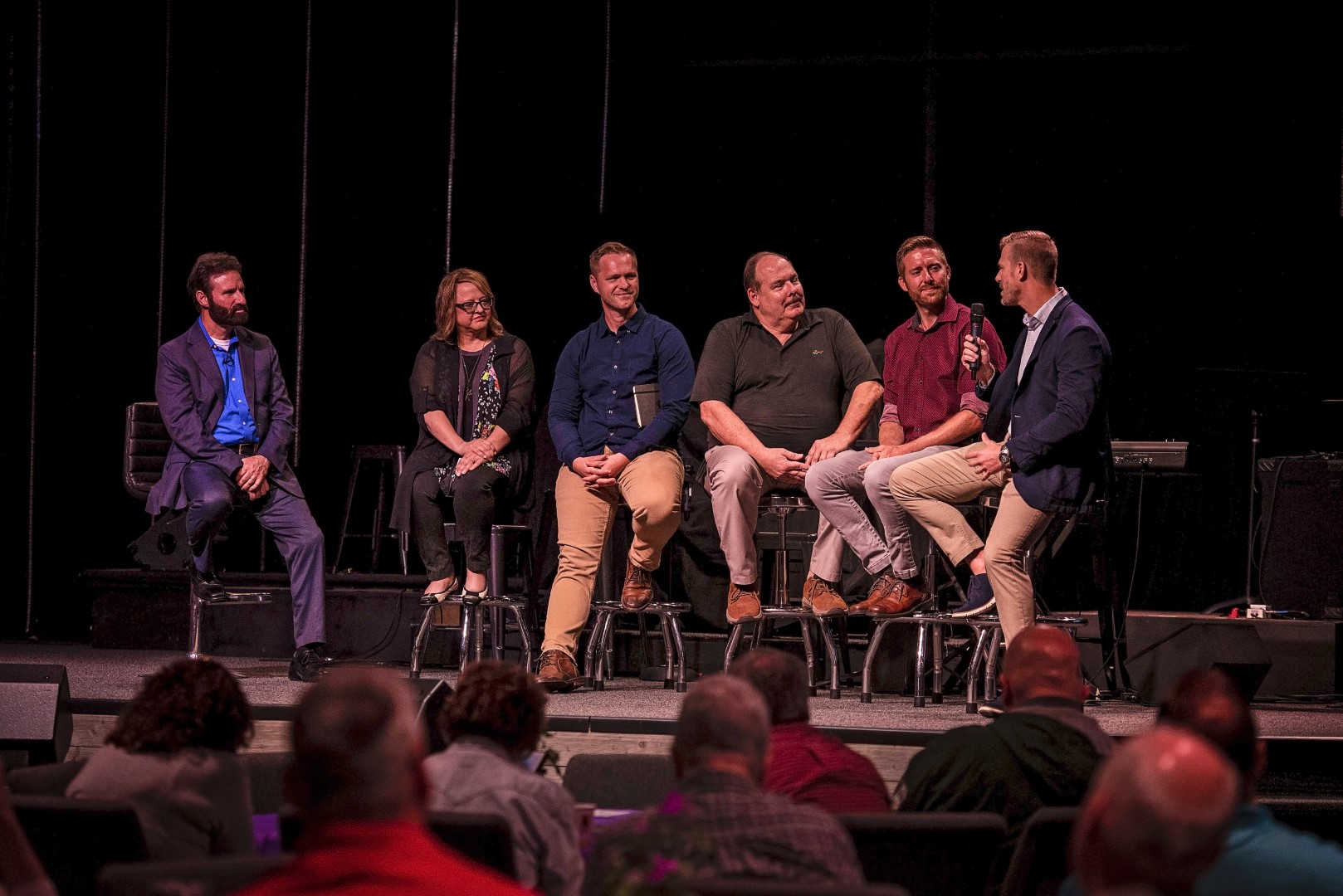 Left to right: Amy Willmann, Nehemiah Foundation; Paul Hemminger, StoryConnect; Kirk Lithander, Fairhaven Church; Caleb Ingram, Ohio Good Community; and Matt Jensen, National Christian Foundation.