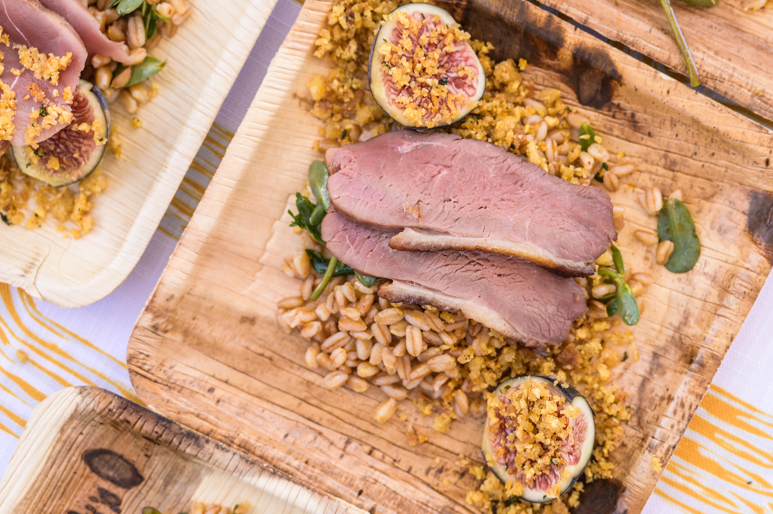 A food sample at the all-inclusive Food & Wine Garden of Crush Challenge