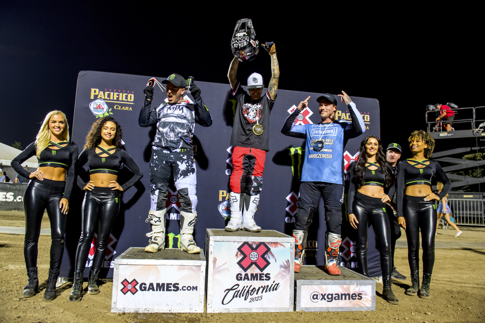 Monster Energy's Jackson Strong Wins Silver in Moto X Best Trick at X Games California 2023